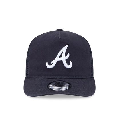 Pictured is this MLB Evergreen Atlanta Braves 19TWENTY cap in navy. 3
