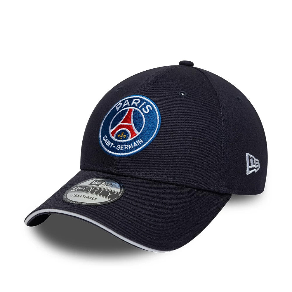 Pictured is this Core Paris Saint-Germain 9FORTY cap in navy. 1
