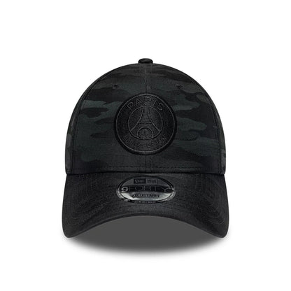 Pictured is this Camo Paris Saint-Germain 9FORTY cap in black. 2