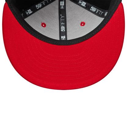 Pictured is this NBA Hardwood Classic Players Chicago Bulls 59FIFTY Fitted cap in red. 5