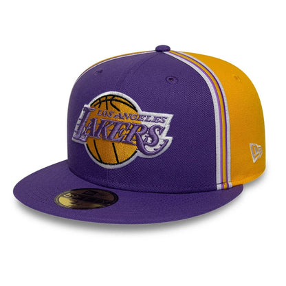Pictured is this NBA Hardwood Classic Players LA Lakers 59FIFTY Fitted cap in purple. 4