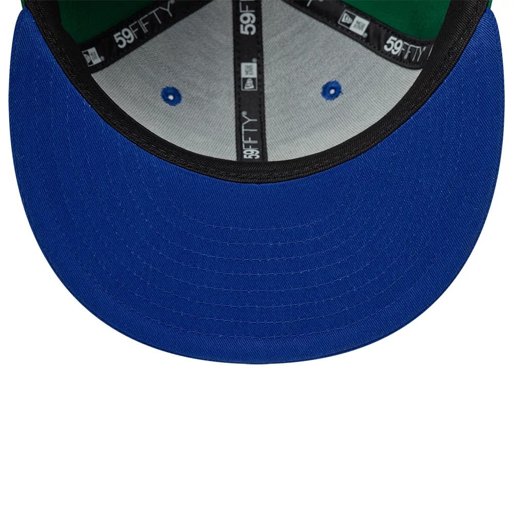 Pictured is this NBA Hardwood Classic Players Dallas Mavericks 59FIFTY Fitted cap in blue. 5