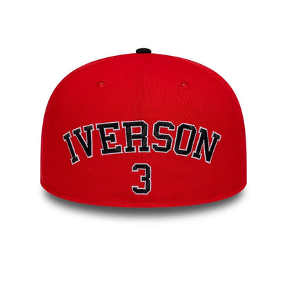 Pictured is this NBA Hardwood Classic Players Philadelphia 76ers 59FIFTY Fitted cap in black. 2
