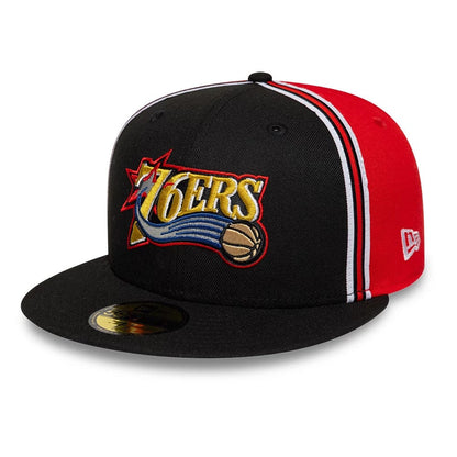 Pictured is this NBA Hardwood Classic Players Philadelphia 76ers 59FIFTY Fitted cap in black. 4