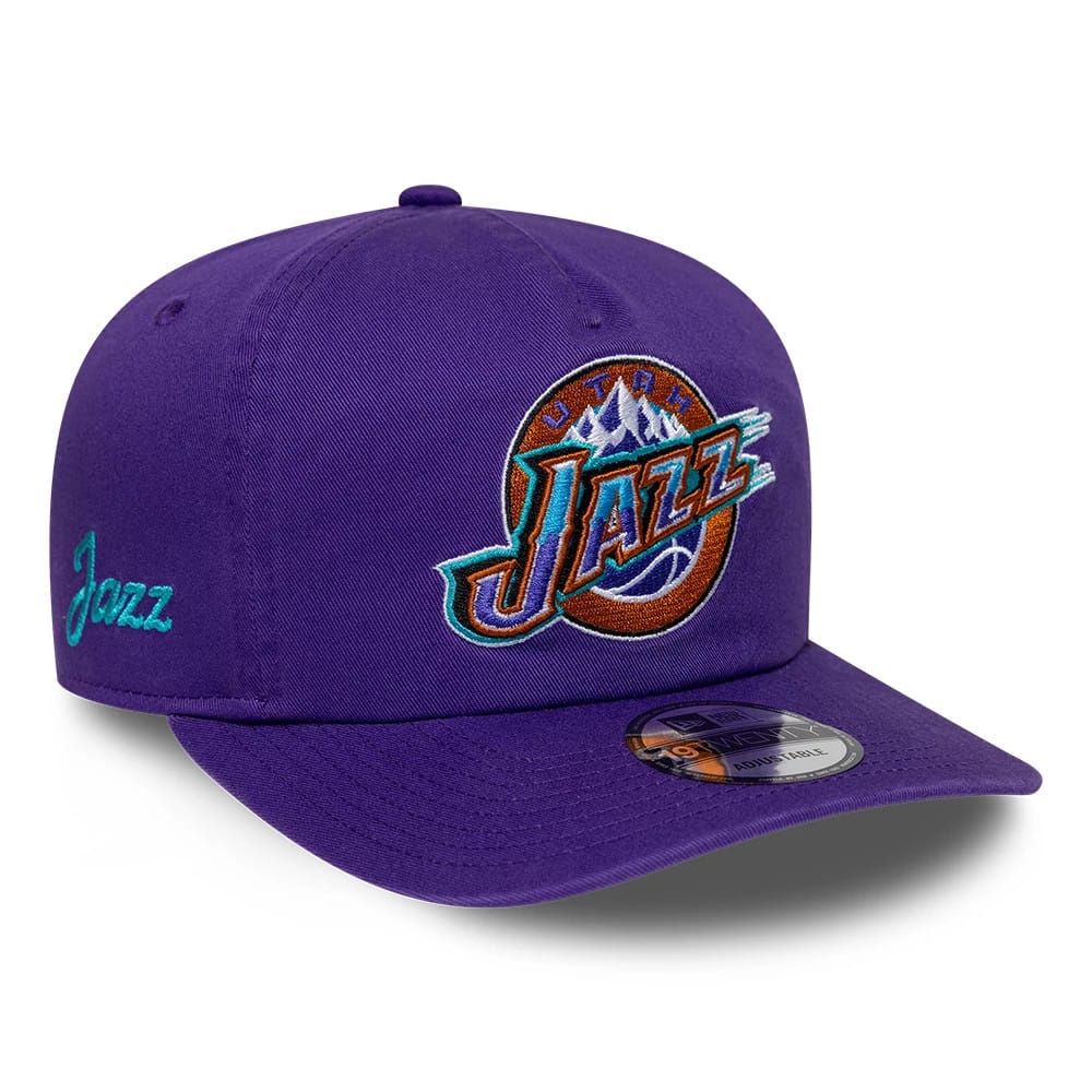 Pictured is this NBA Hardwood Classic Utah Jazz 19TWENTY cap in purple. 1