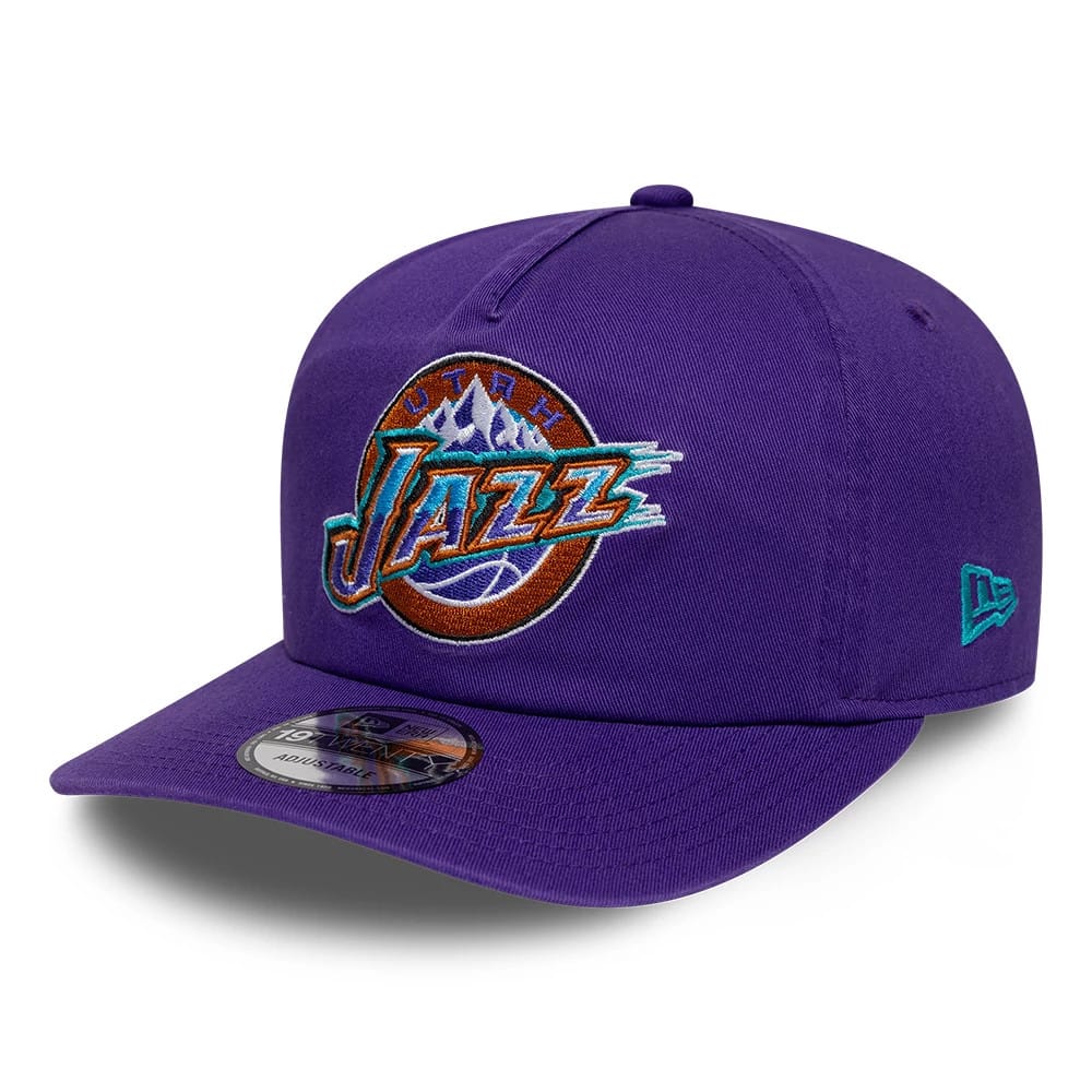 Pictured is this NBA Hardwood Classic Utah Jazz 19TWENTY cap in purple. 3