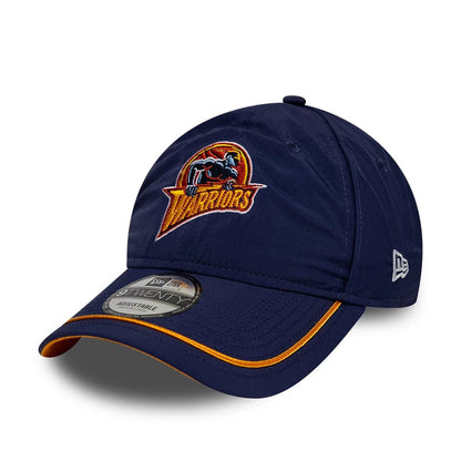 Pictured is this NBA Hardwood Classic Nylon Golden State Warriors 9TWENTY cap in dark blue. 1