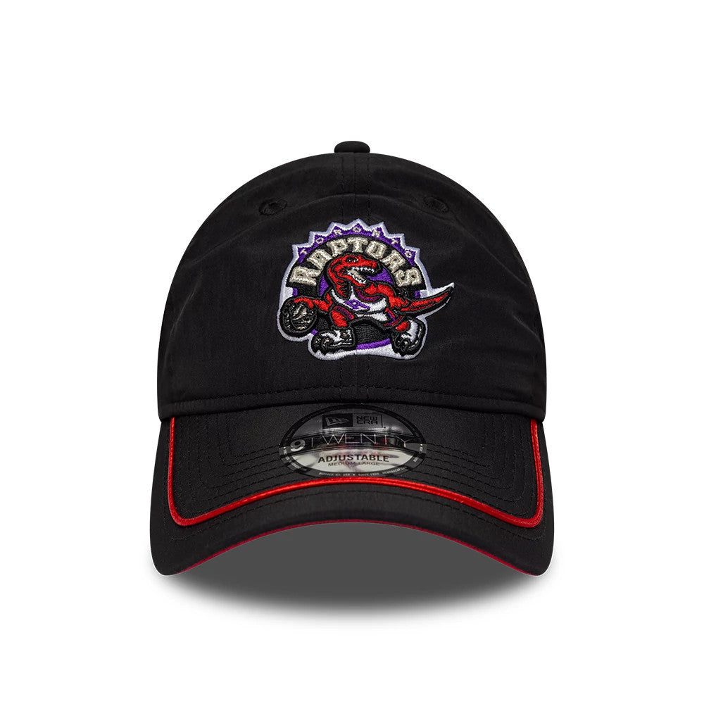 Pictured is this NBA Hardwood Classic Nylon Toronto Raptors 9TWENTY cap in black. 3