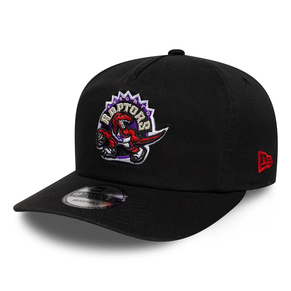 Pictured is this NBA Hardwood Classic Toronto Raptors 19TWENTY cap in black. 3