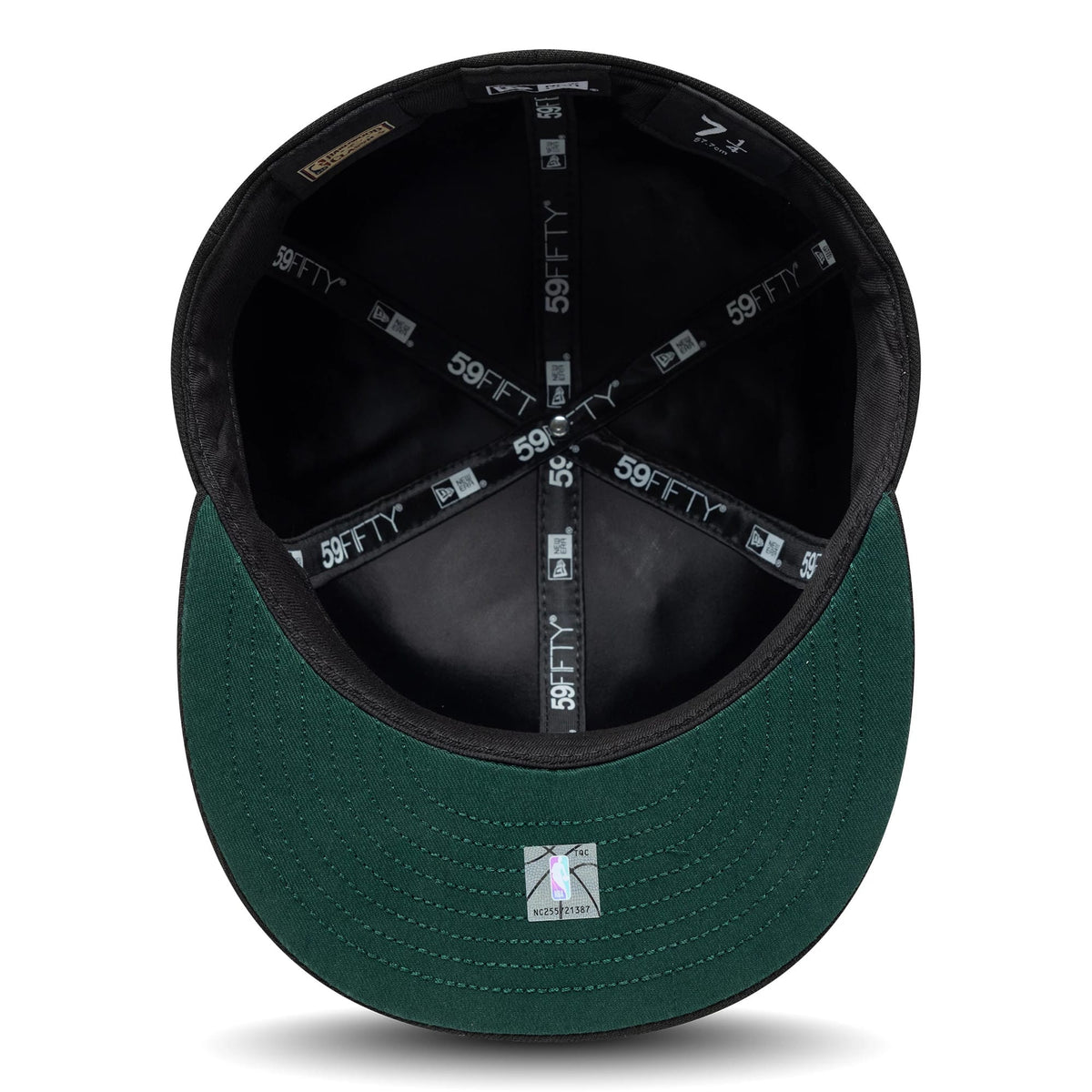 Pictured is this NBA Hardwood Classic All Over 59FIFTY Fitted cap in black. 2
