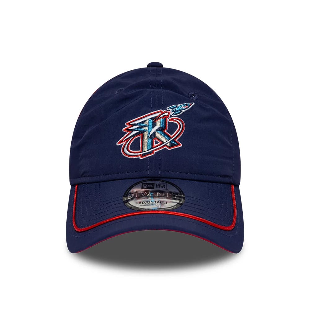Pictured is this NBA Hardwood Classic Nylon Houston Rockets 9TWENTY cap in dark blue. 5