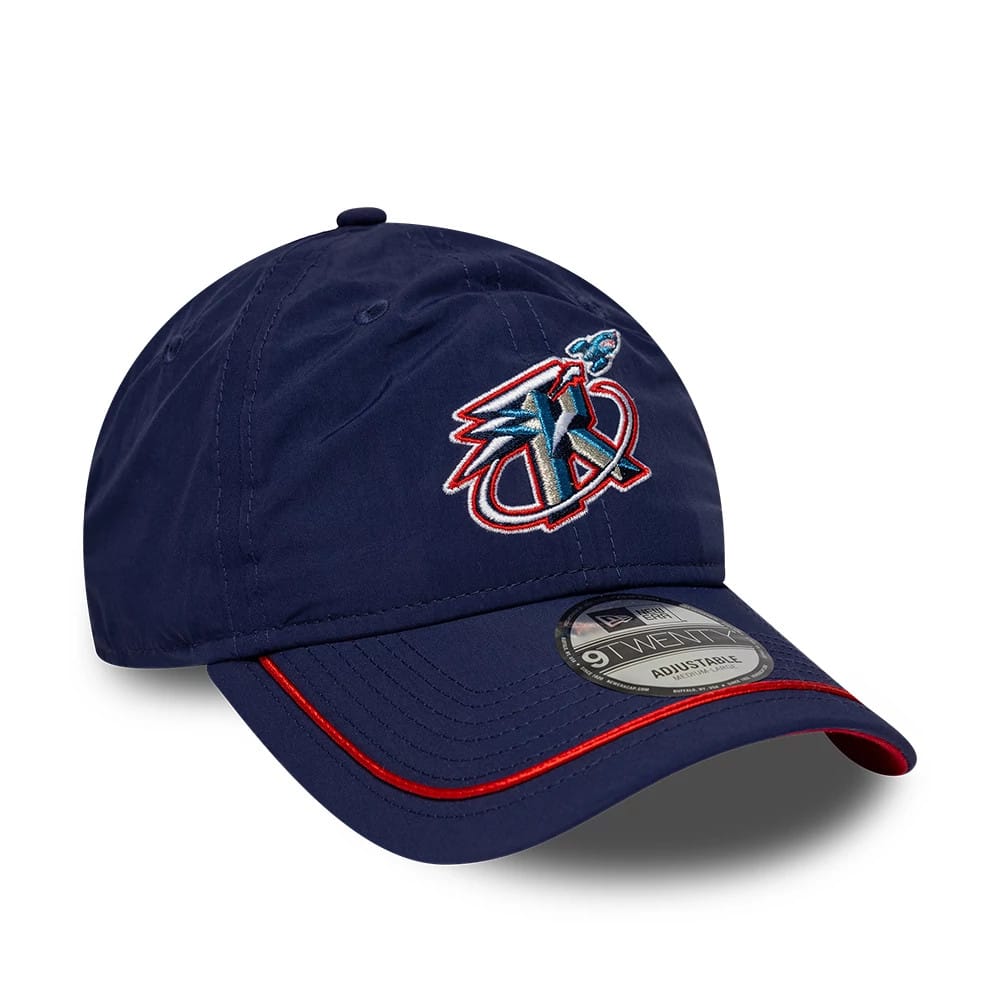 Pictured is this NBA Hardwood Classic Nylon Houston Rockets 9TWENTY cap in dark blue. 2