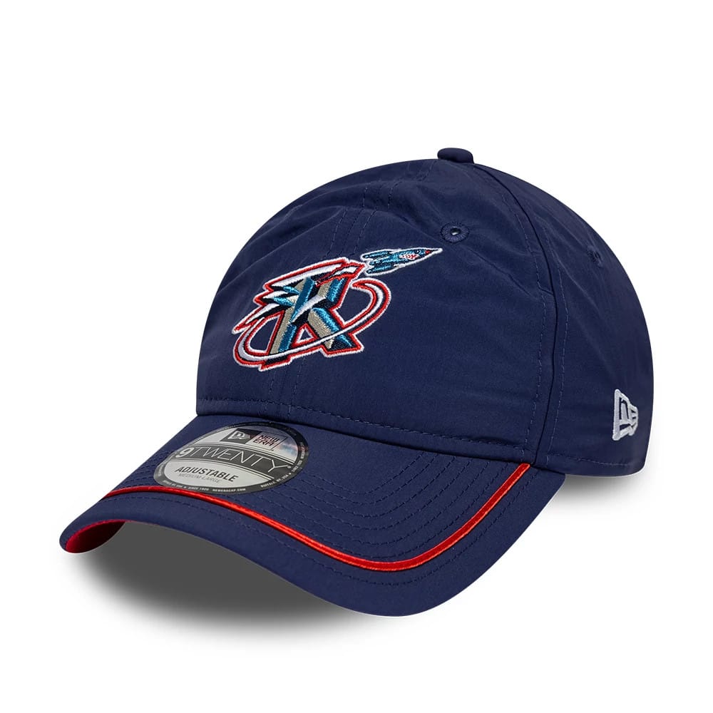 Pictured is this NBA Hardwood Classic Nylon Houston Rockets 9TWENTY cap in dark blue. 1
