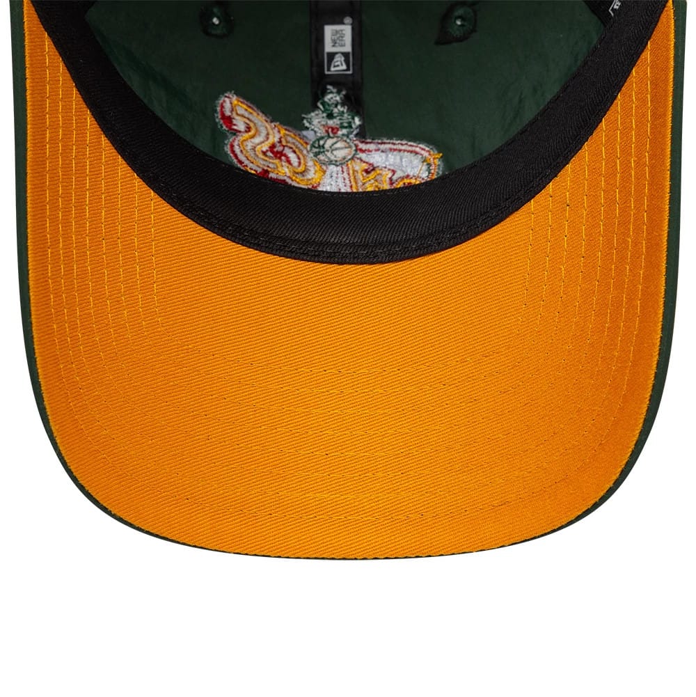 Pictured is this NBA Hardwood Classic Nylon Seattle Supersonics 9TWENTY cap in dark green. 2