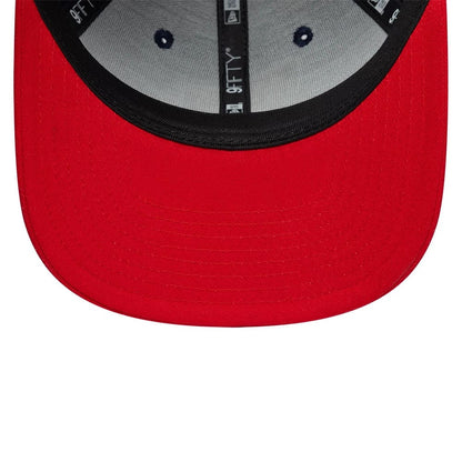 Pictured is this NBA Hardwood Classic New Jersey Nets 9FIFTY Snapback cap in dark blue. 5