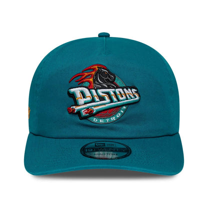 Pictured is this NBA Hardwood Classic Detroit Pistons 19TWENTY cap in turquoise. 2