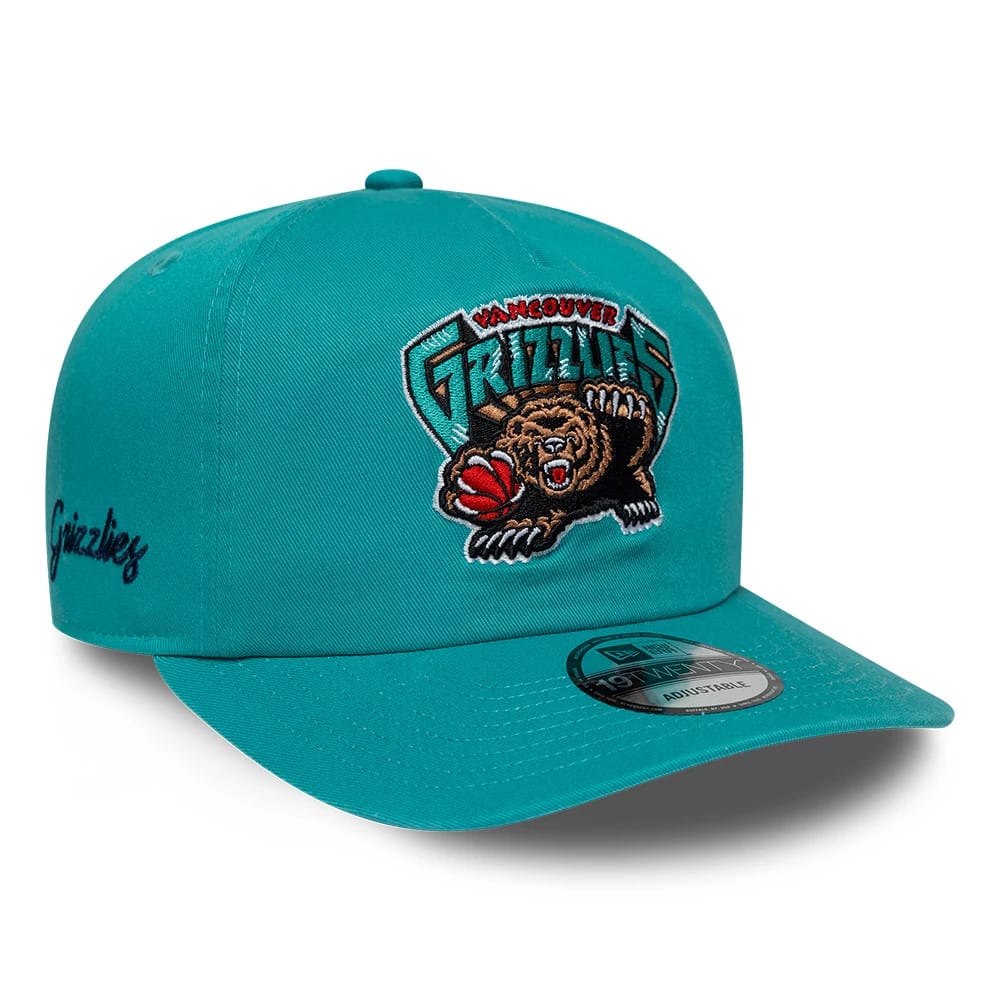 Pictured is this NBA Hardwood Classic Vancouver Grizzlies 19TWENTY cap in turquoise. 1