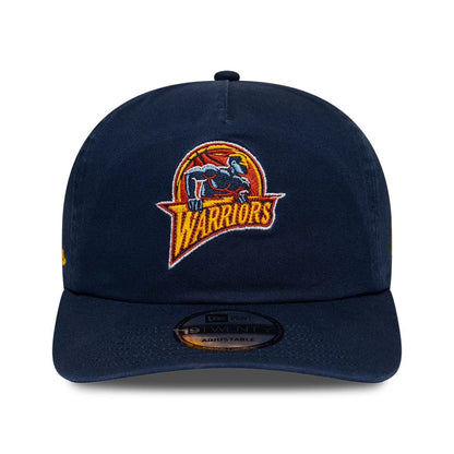 Pictured is this NBA Hardwood Classic Golden State Warriors 19TWENTY cap in dark blue. 2
