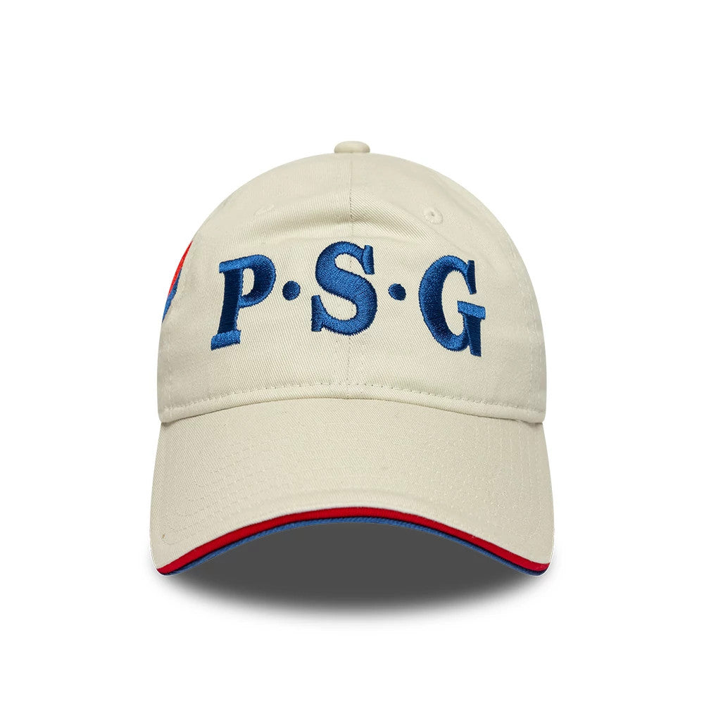 Pictured is this Paris Saint-Germain 86 9TWENTY cap in light beige. 3