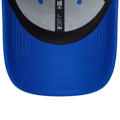 Pictured is this The Hundred 2026 MI London 9FORTY Adjustable cap in bright blue. 7