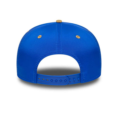 Pictured is this The Hundred 2026 MI London 9SEVENTY Stretch Snap Adjustable cap in bright blue. 6
