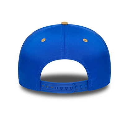 Pictured is this The Hundred 2026 MI London 9SEVENTY Stretch Snap Adjustable cap in bright blue. 6