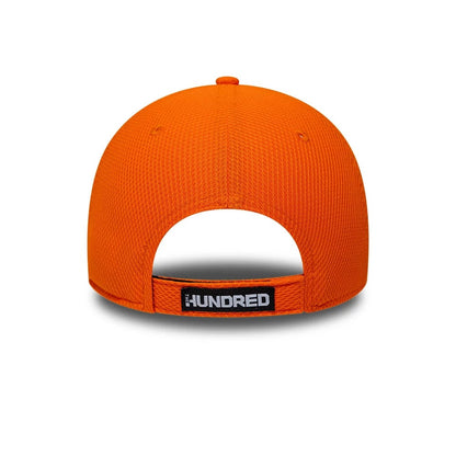 Pictured is this The Hundred 2026 Sunrisers Leeds 9FORTY Adjustable cap in orange. 4