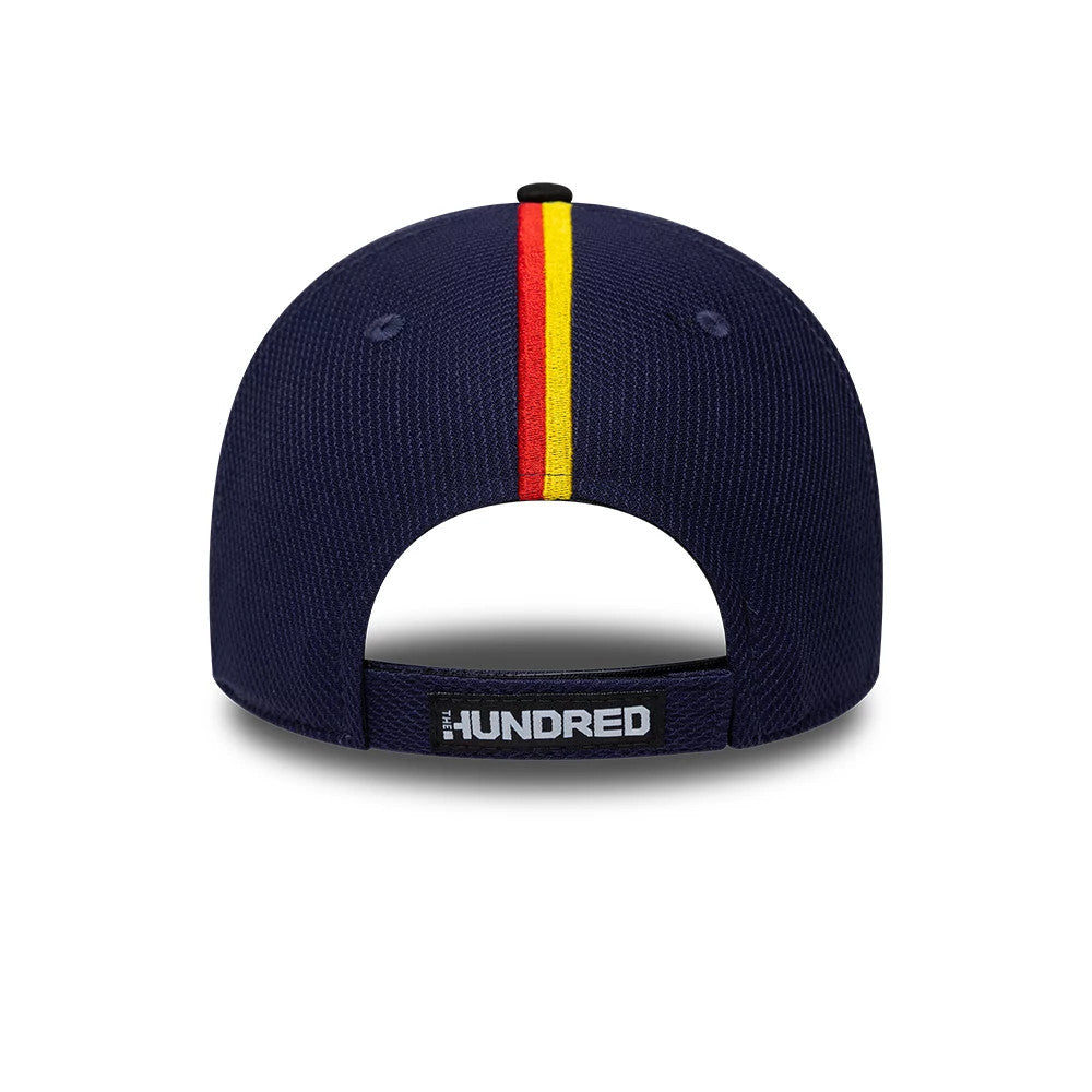 Pictured is this The Hundred 2026 London Spirit Diamond Era 9FORTY Adjustable cap in dark blue. 4