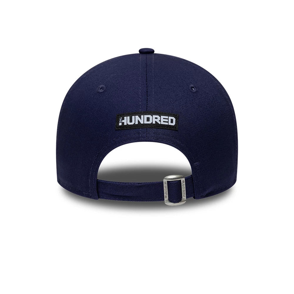 Pictured is this The Hundred 2026 London Spirit 9FORTY Adjustable cap in dark blue. 4