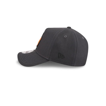 Pictured is this New Era Jack O Lantern 9FORTY A-Frame cap in black. 6