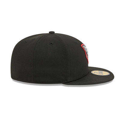 Pictured is this New Era Praying Skeleton 59FIFTY Fitted cap in black. 6