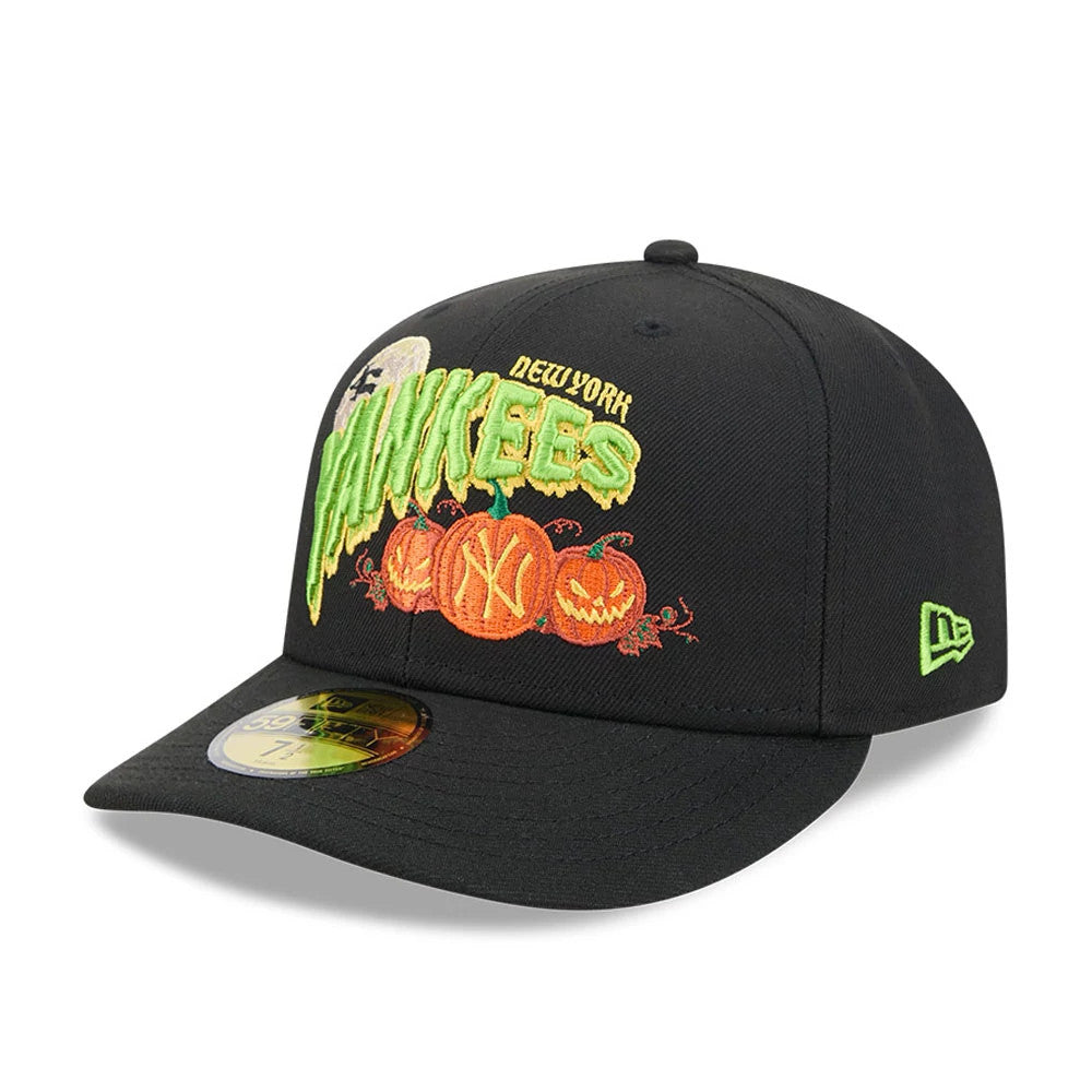 Pictured is this MLB Pumpkin Patch New York Yankees 59FIFTY Fitted cap in black. 4