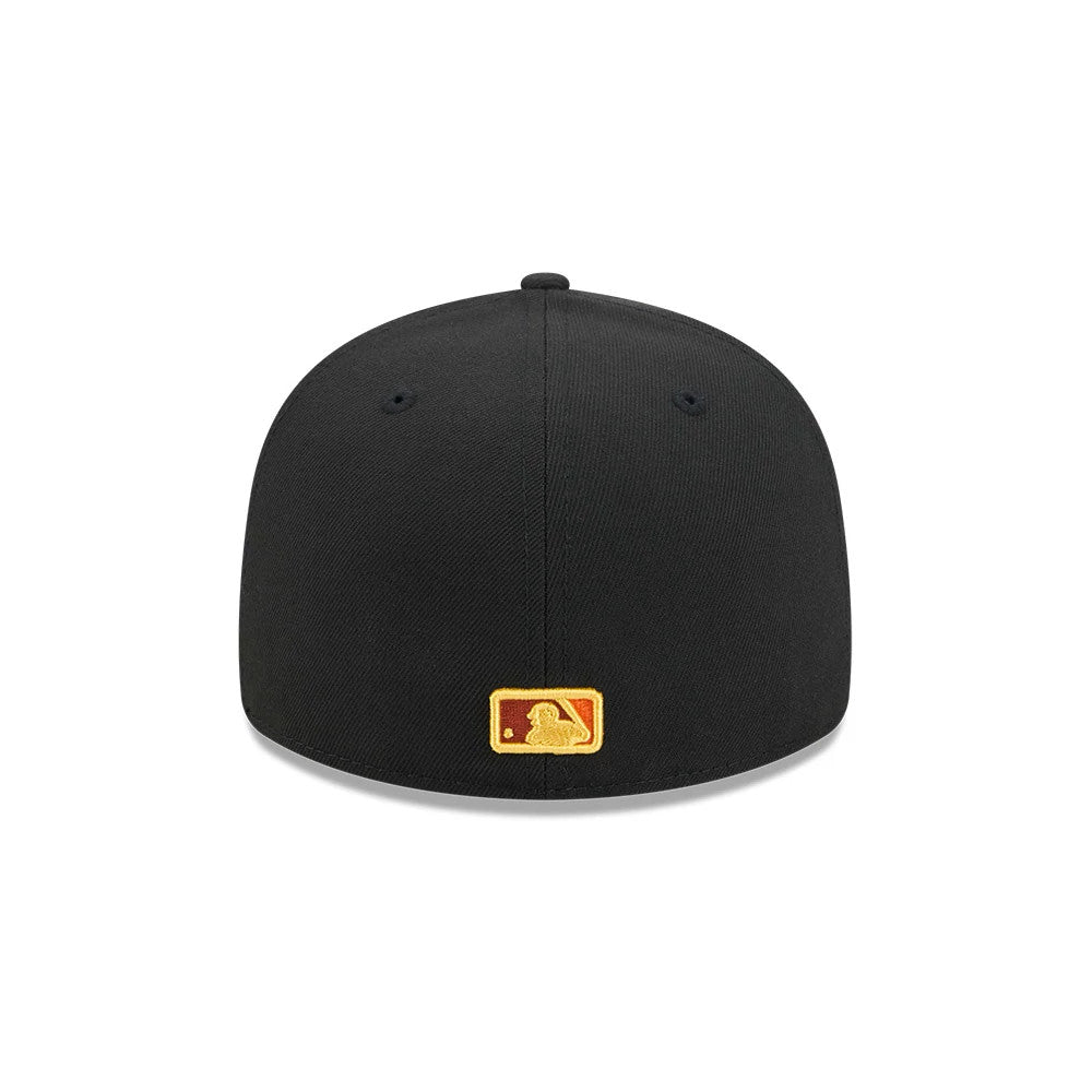 Pictured is this MLB Pumpkin Patch New York Yankees 59FIFTY Fitted cap in black. 6