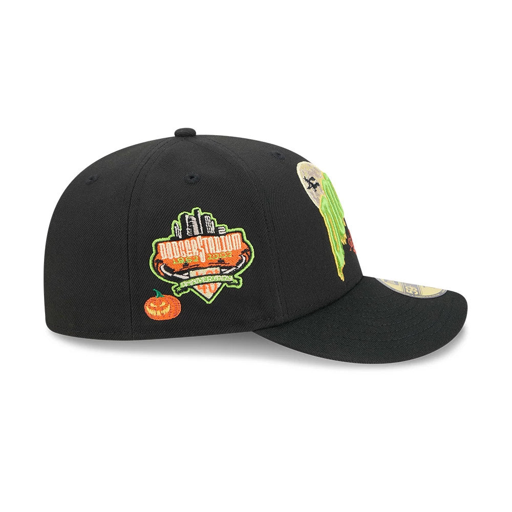 Pictured is this MLB Pumpkin Patch LA Dodgers 59FIFTY Fitted cap in black. 7