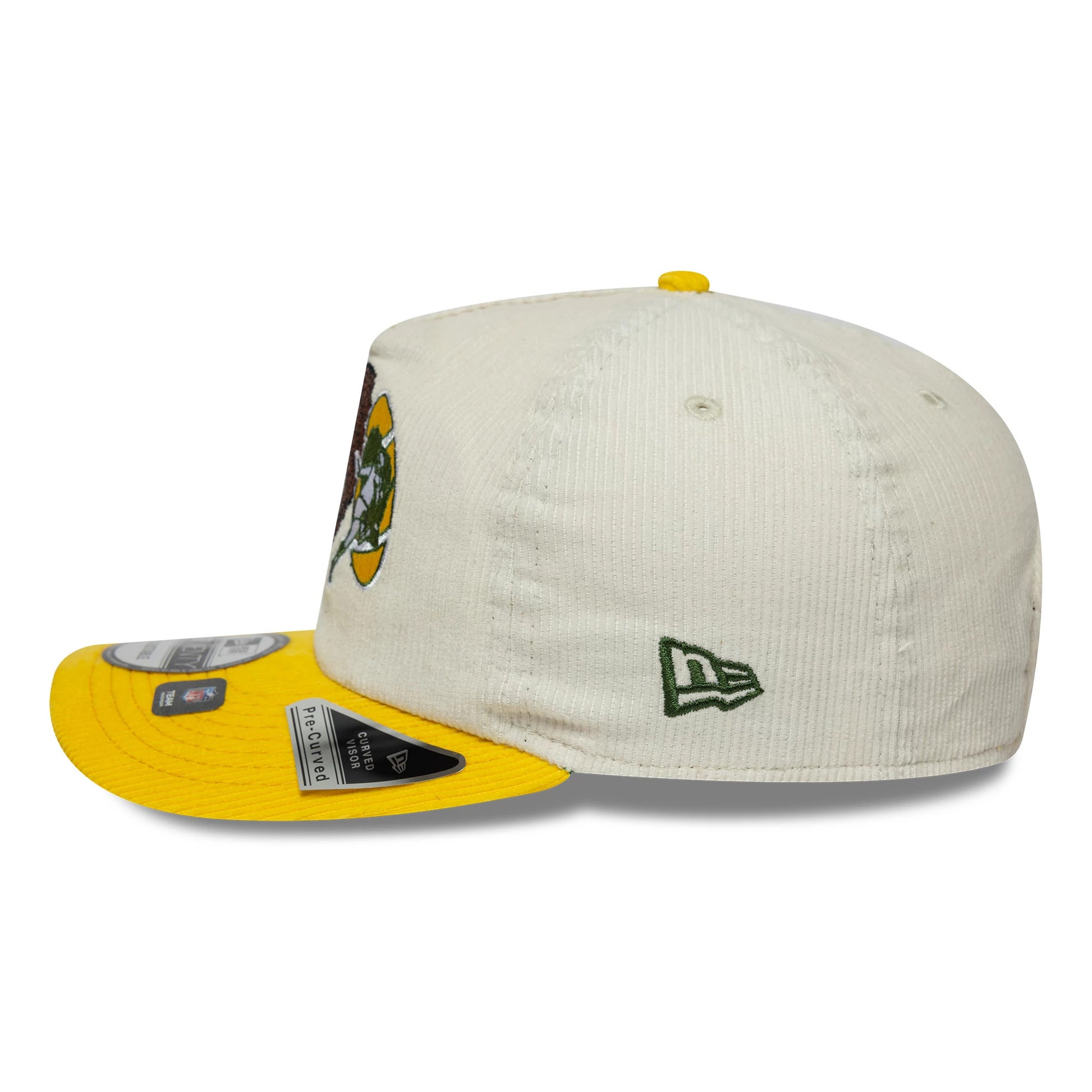 Pictured is this NFL Retro Dynasty Green Bay Packers 19TWENTY cap in cream & yellow. 5