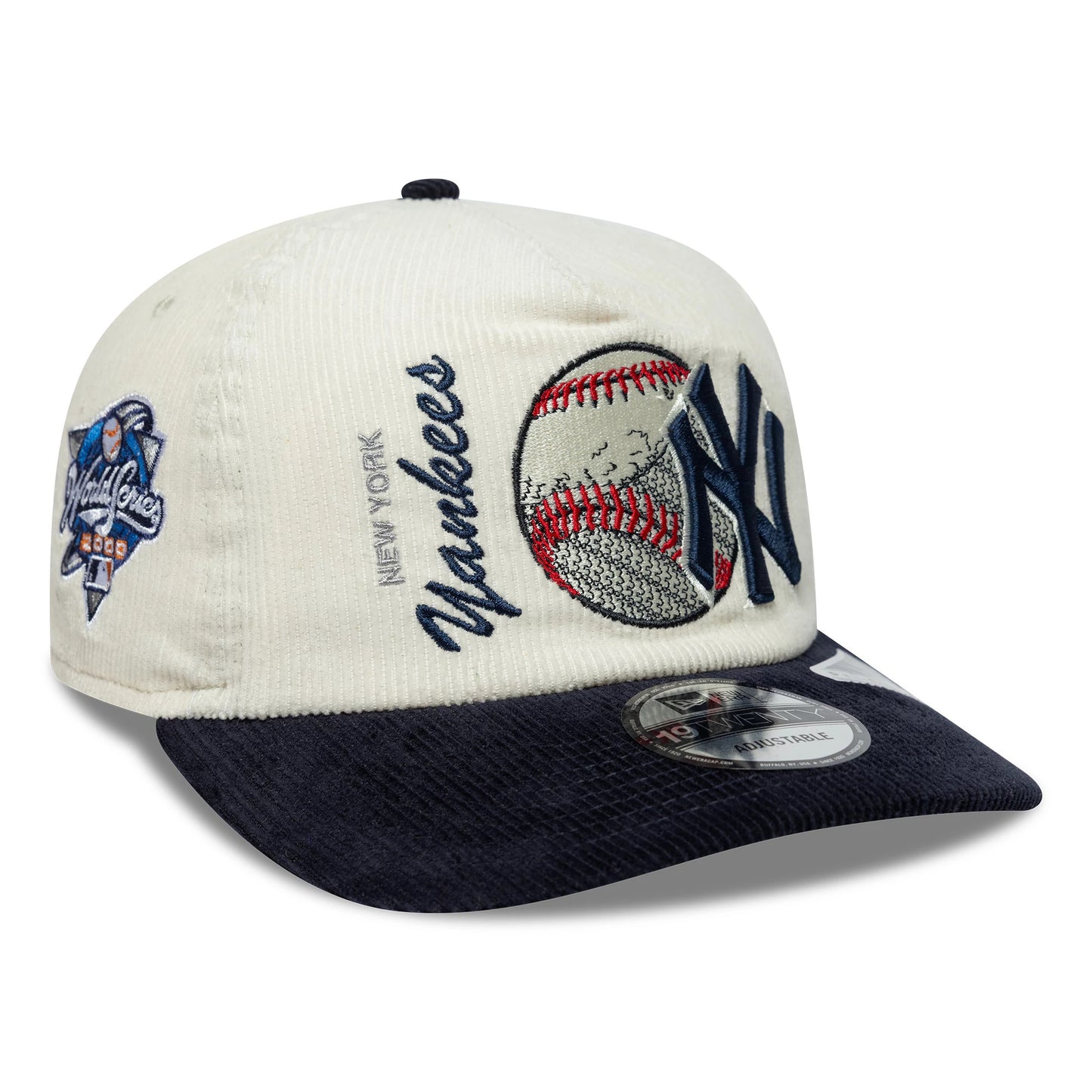 Pictured is this MLB Retro Dynasty New York Yankees 19TWENTY cap in cream. 1