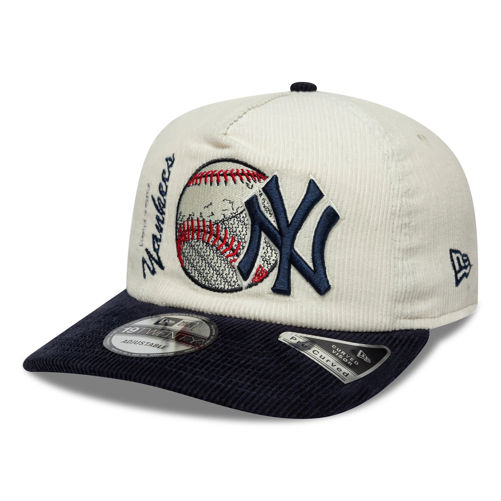 Pictured is this MLB Retro Dynasty New York Yankees 19TWENTY cap in cream. 4