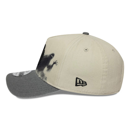 Pictured is this MLB Spectral New York Yankees 9FORTY A-Frame cap in Cream & Grey. 4