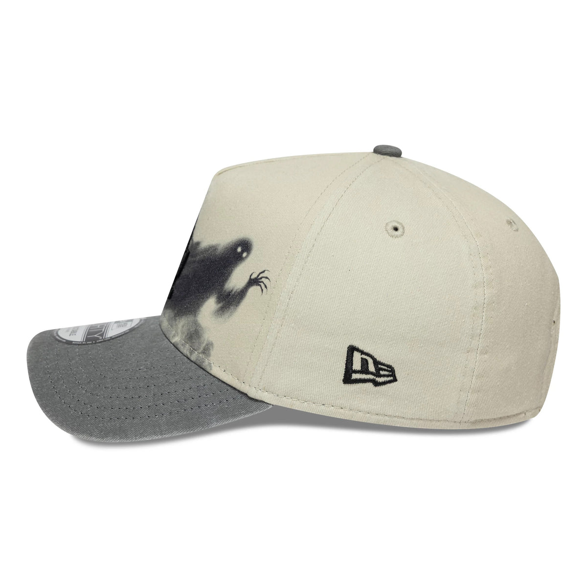 Pictured is this MLB Spectral LA Dodgers 9FORTY A-Frame cap in Cream & Grey. 6