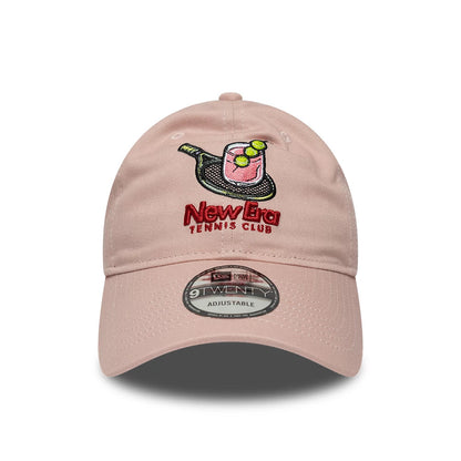 Pictured is this New Era Tennis Club 9TWENTY cap in pastel pink. 2