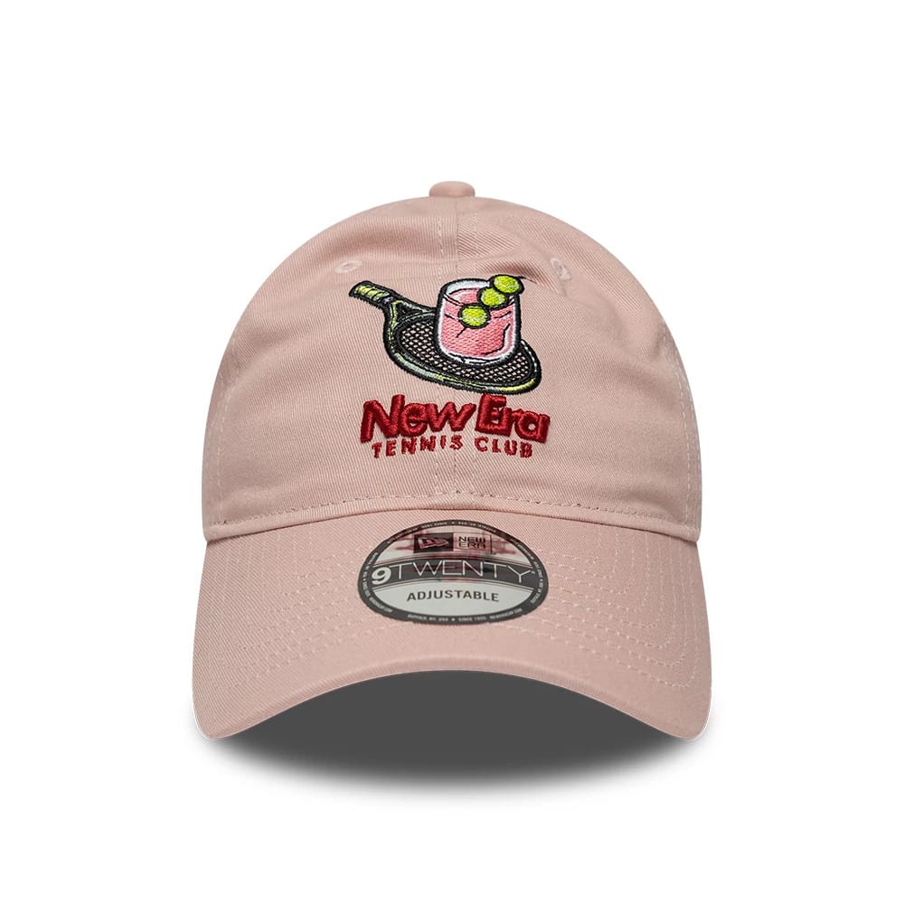 Pictured is this New Era Tennis Club 9TWENTY cap in pastel pink. 2