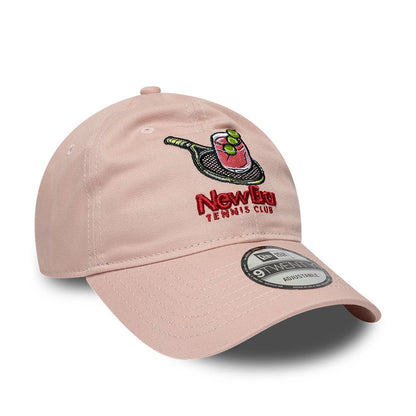 Pictured is this New Era Tennis Club 9TWENTY cap in pastel pink. 3