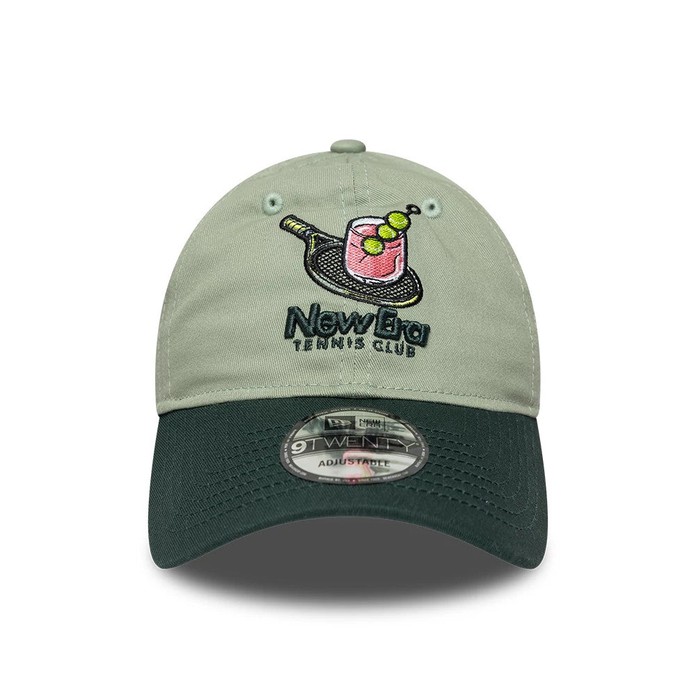 Pictured is this New Era Tennis Club 9TWENTY cap in pastel green. 2