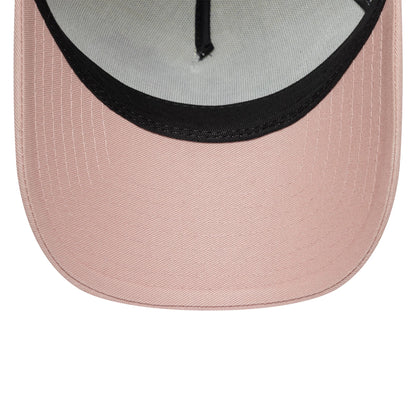 Pictured is this MLB Palm New York Yankees 9FORTY A-Frame cap in white & pink. 7