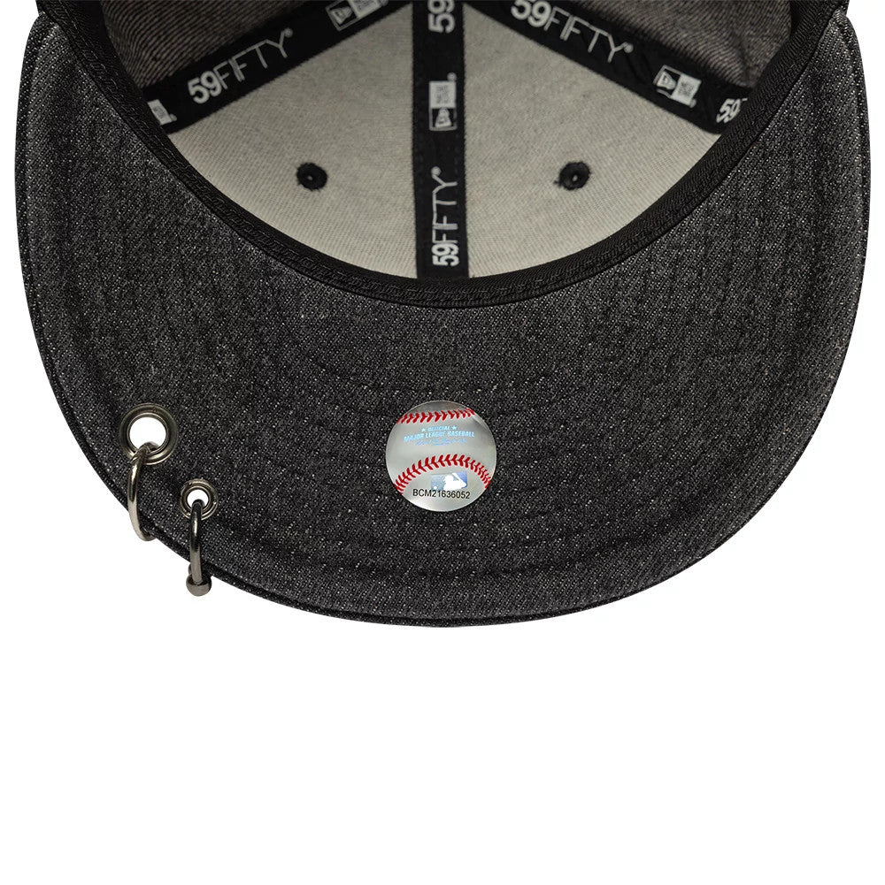 Pictured is this MLB Hardware Detroit Tigers 59FIFTY Fitted cap in black. 7