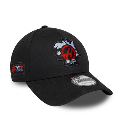 Pictured is this Godzilla X TGR Haas F1 9FORTY cap in black. 1