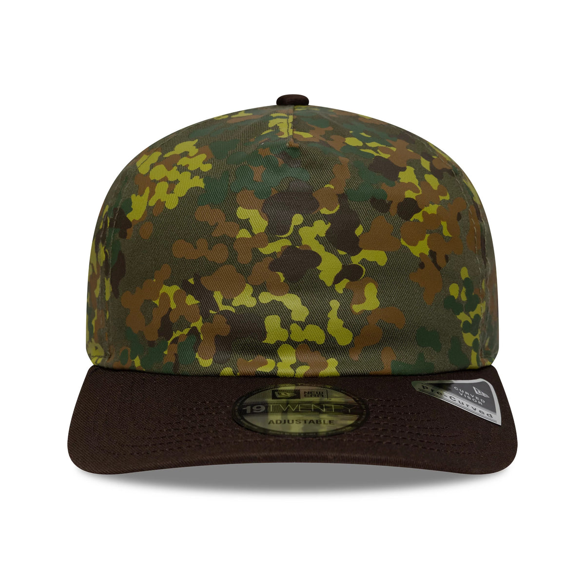 Pictured is this New Era Elevated Basics 19TWENTY cap in green camo. 3