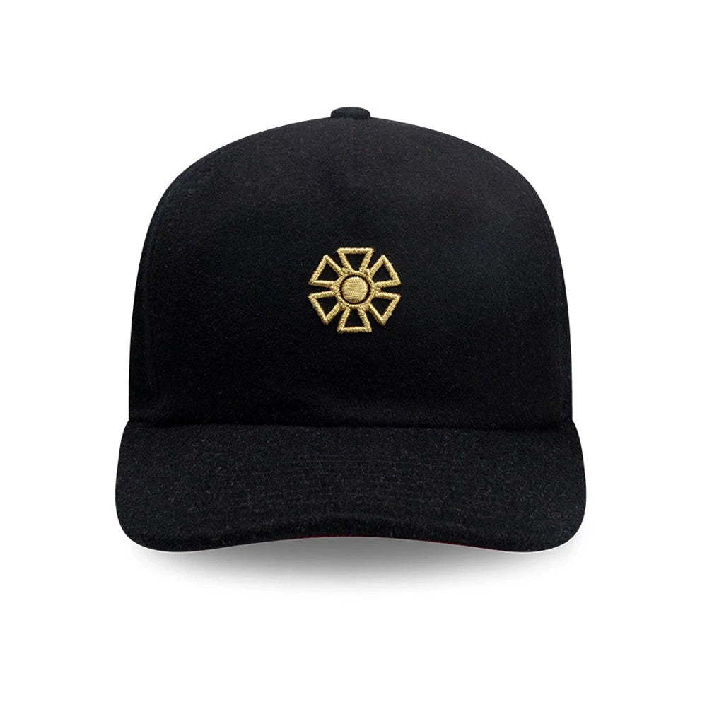 Pictured is this New Era X J Balvin & Ryan Castro Omerta New Era 19TWENTY cap in black. 3