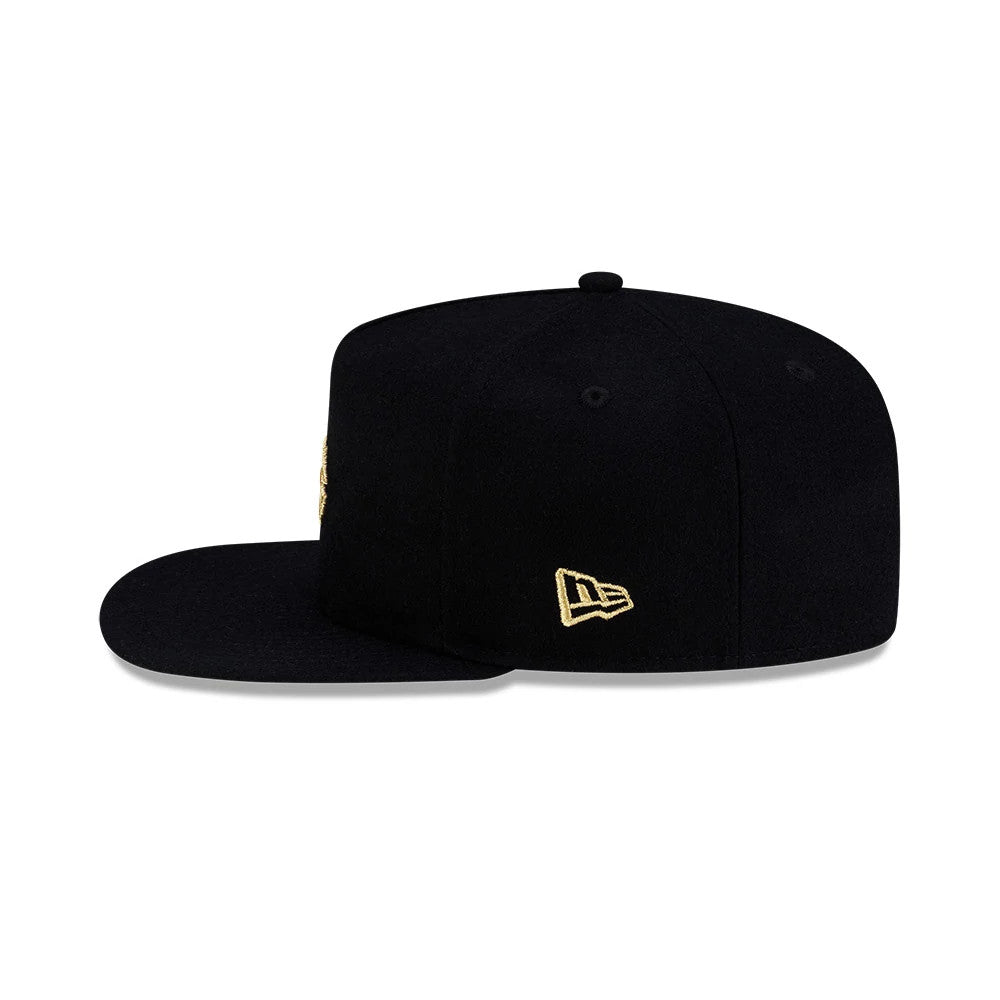 Pictured is this New Era X J Balvin & Ryan Castro Omerta New Era 19TWENTY cap in black. 6