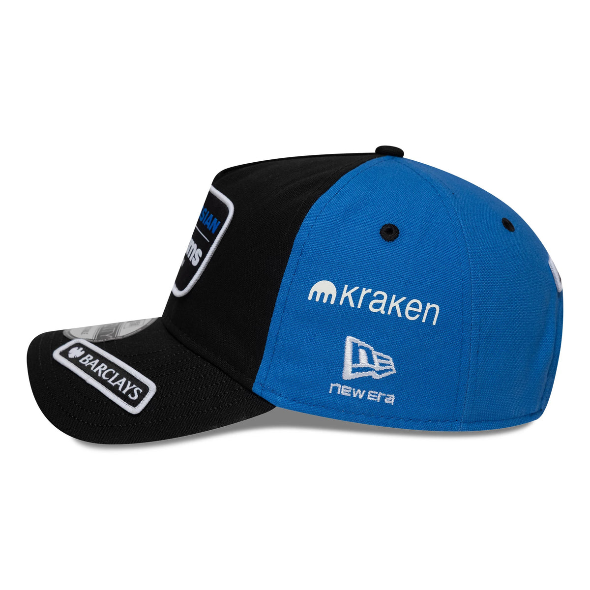 Pictured is this Williams Alex Albon Vegas Race Special 9TWENTY A-Frame cap in black. 5